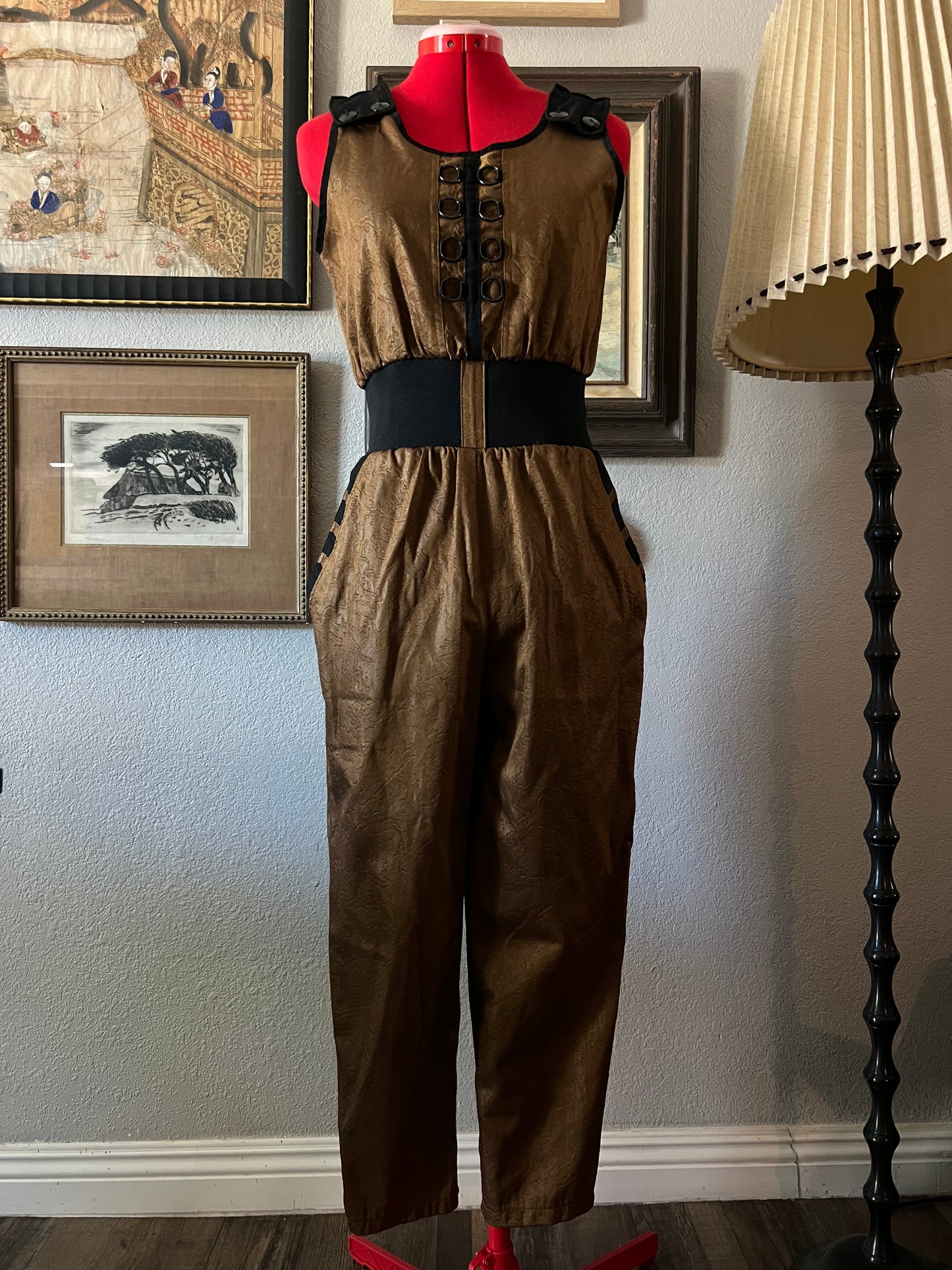 Unique Vintage Jumpsuit by Don't Stop - Small