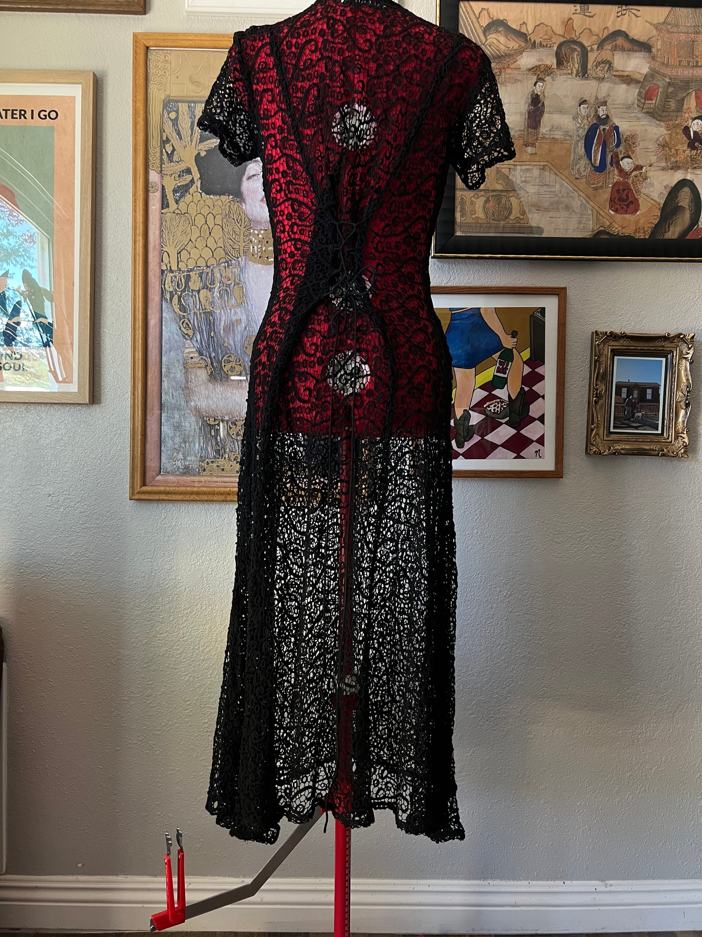 Crochet Style Maxi Dress Cover up