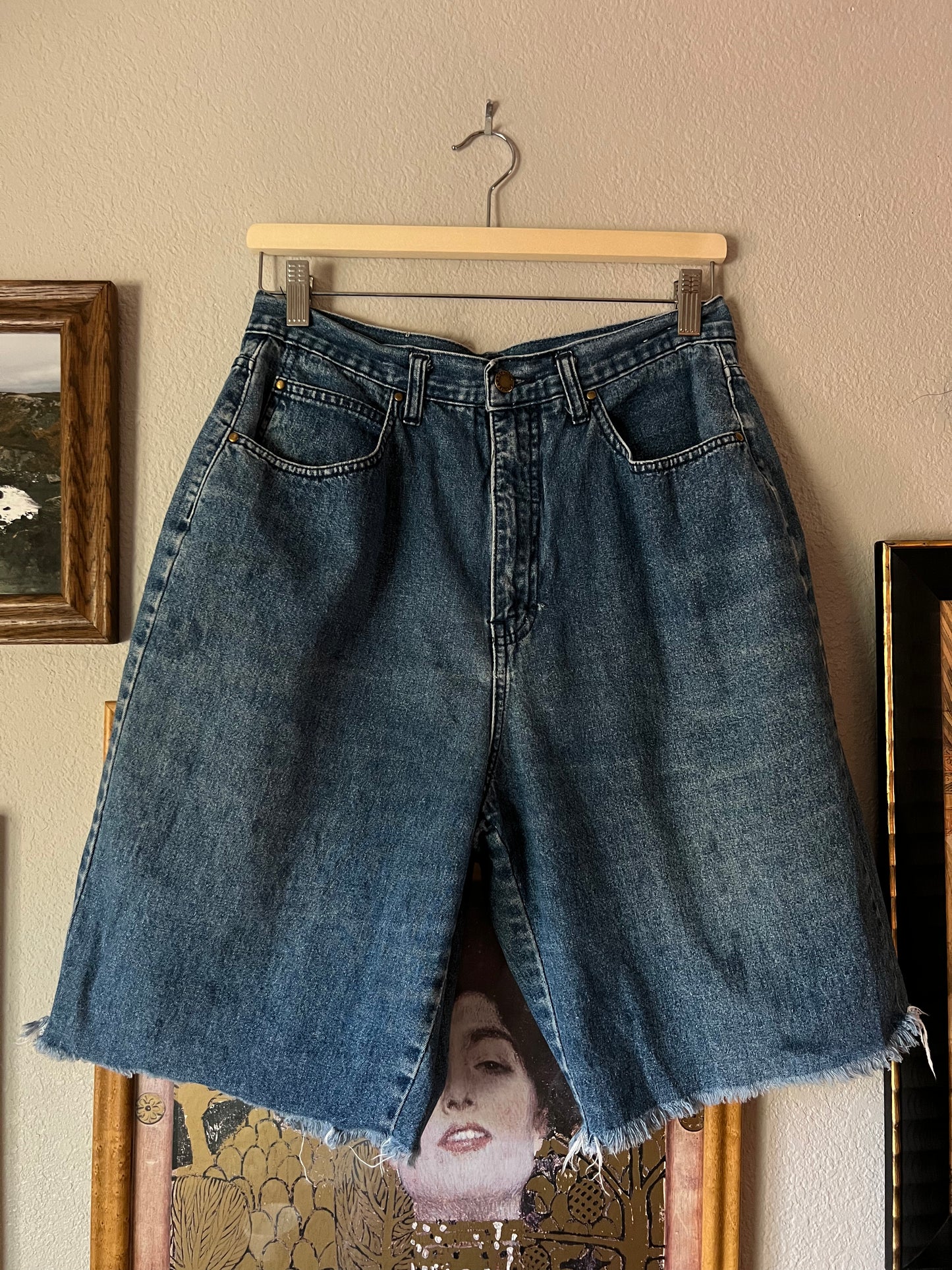 80s Dark Denim Jorts - 30"