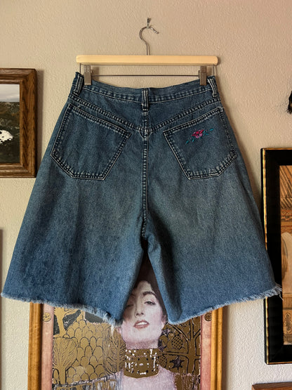 80s Dark Denim Jorts - 30"