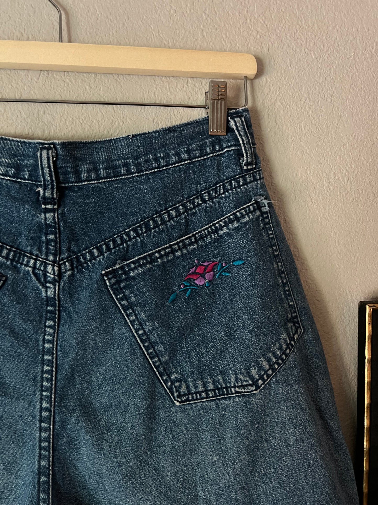 80s Dark Denim Jorts - 30"