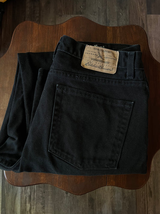 Y2K High Waisted Eddie Bauer Denim Pants - 28"