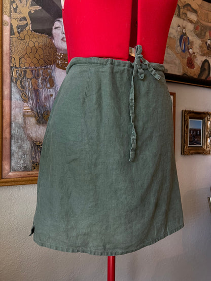 100% Linen Eddie Bauer Skirt - 30"