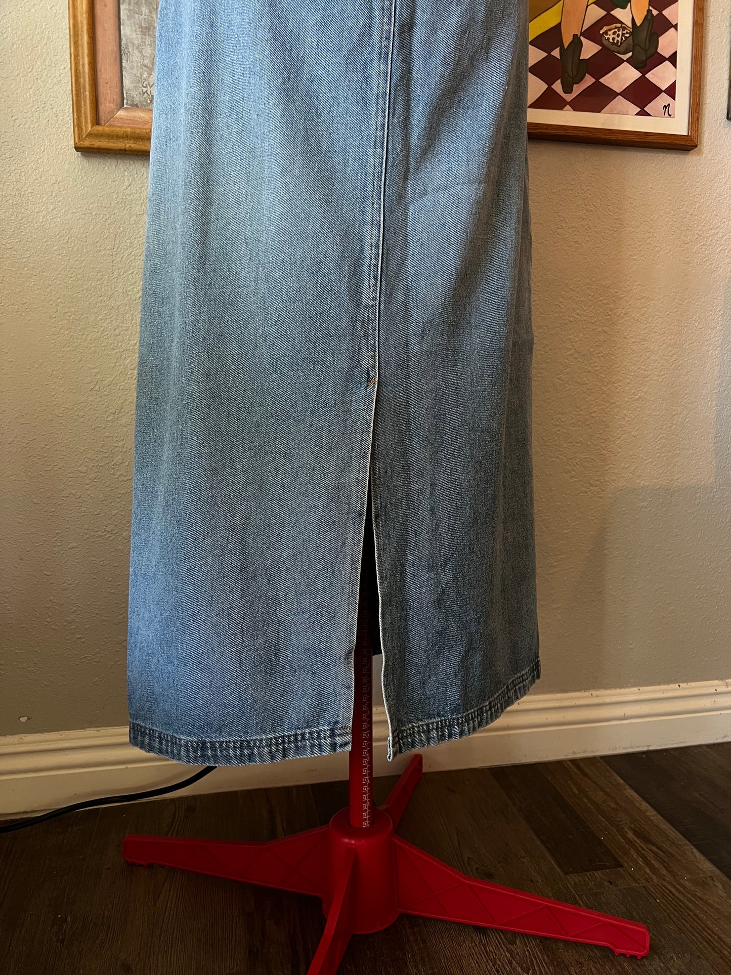 Pendleton Denim Maxi Skirt - 32"