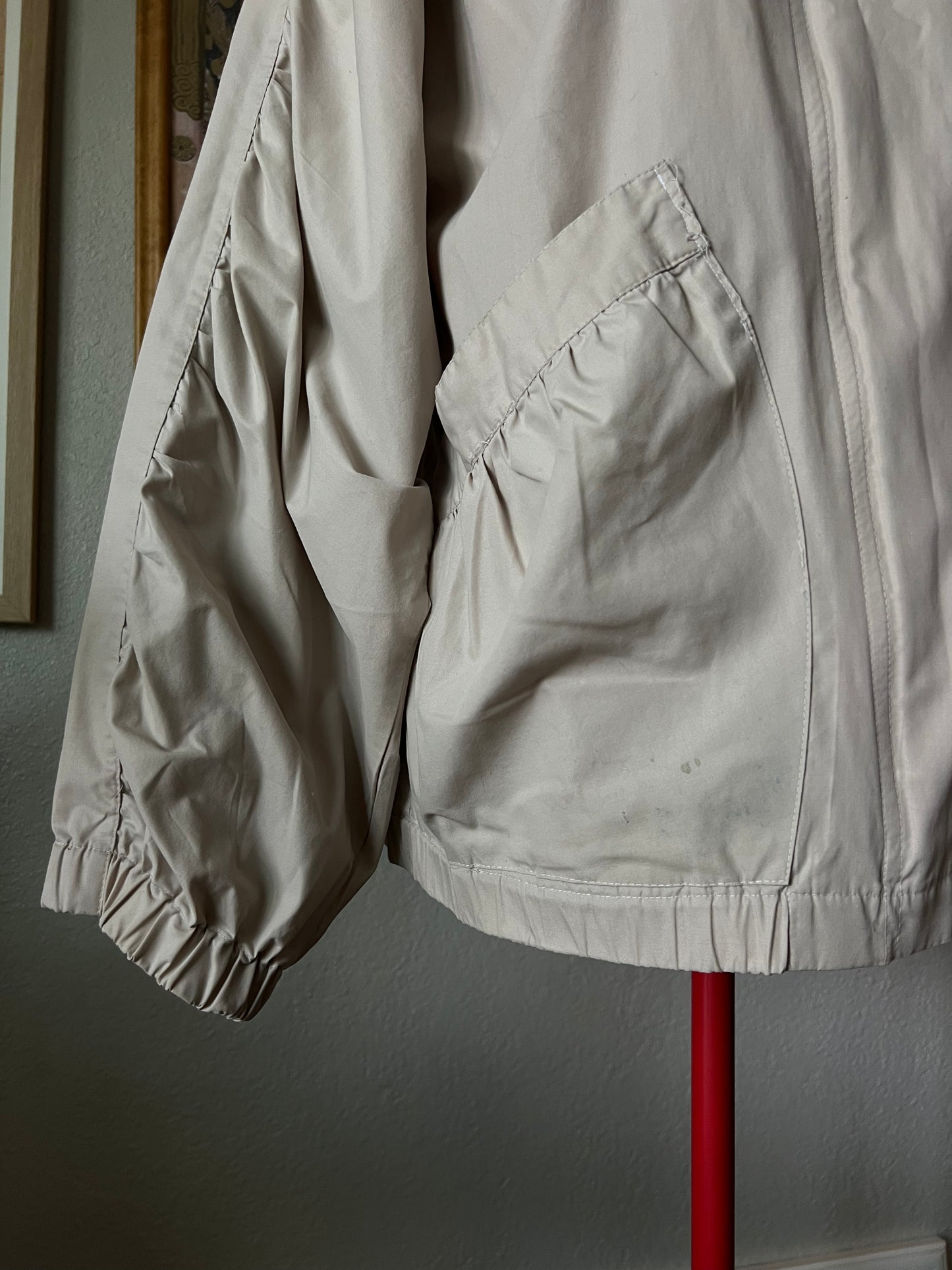 80s Members Only Ruched Sleeves Jacket - US7/8