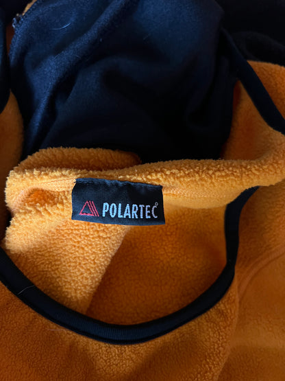 REI Polartec Colorblock Fleece Pullover in Yellow - XL