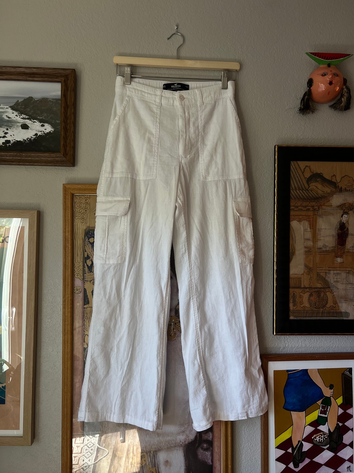 Hollister Highwaisted Beach Cargo Pants - XS