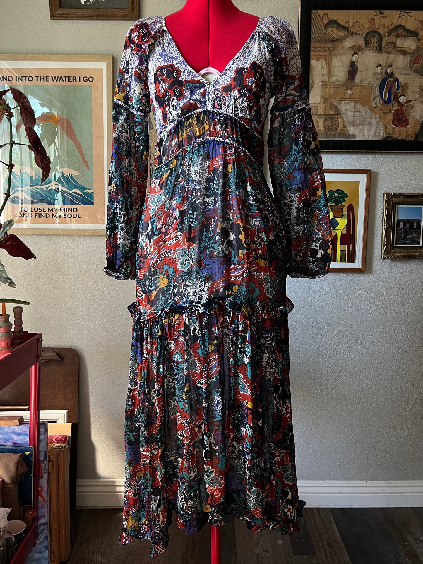 Maeve Anthropologie Annabella Maxi Dress - US 4