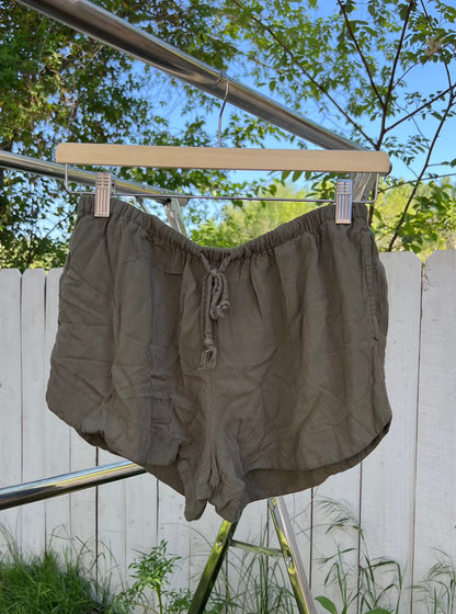 Mossimo Army Green Soft Mini Shorts - XS