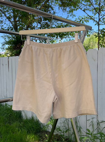 Tan Sweat Shorts - Small