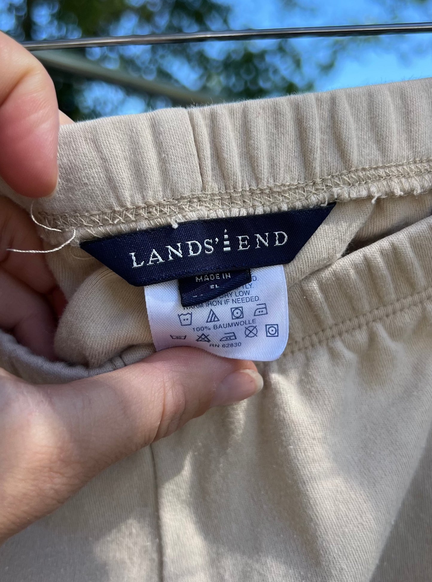 Tan Sweat Shorts - Small