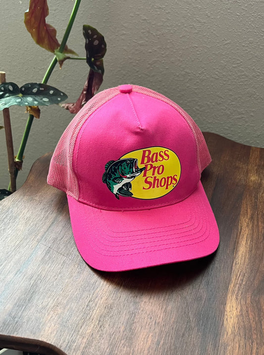 Bass Pro Shops Bright Pink Trucker Hat