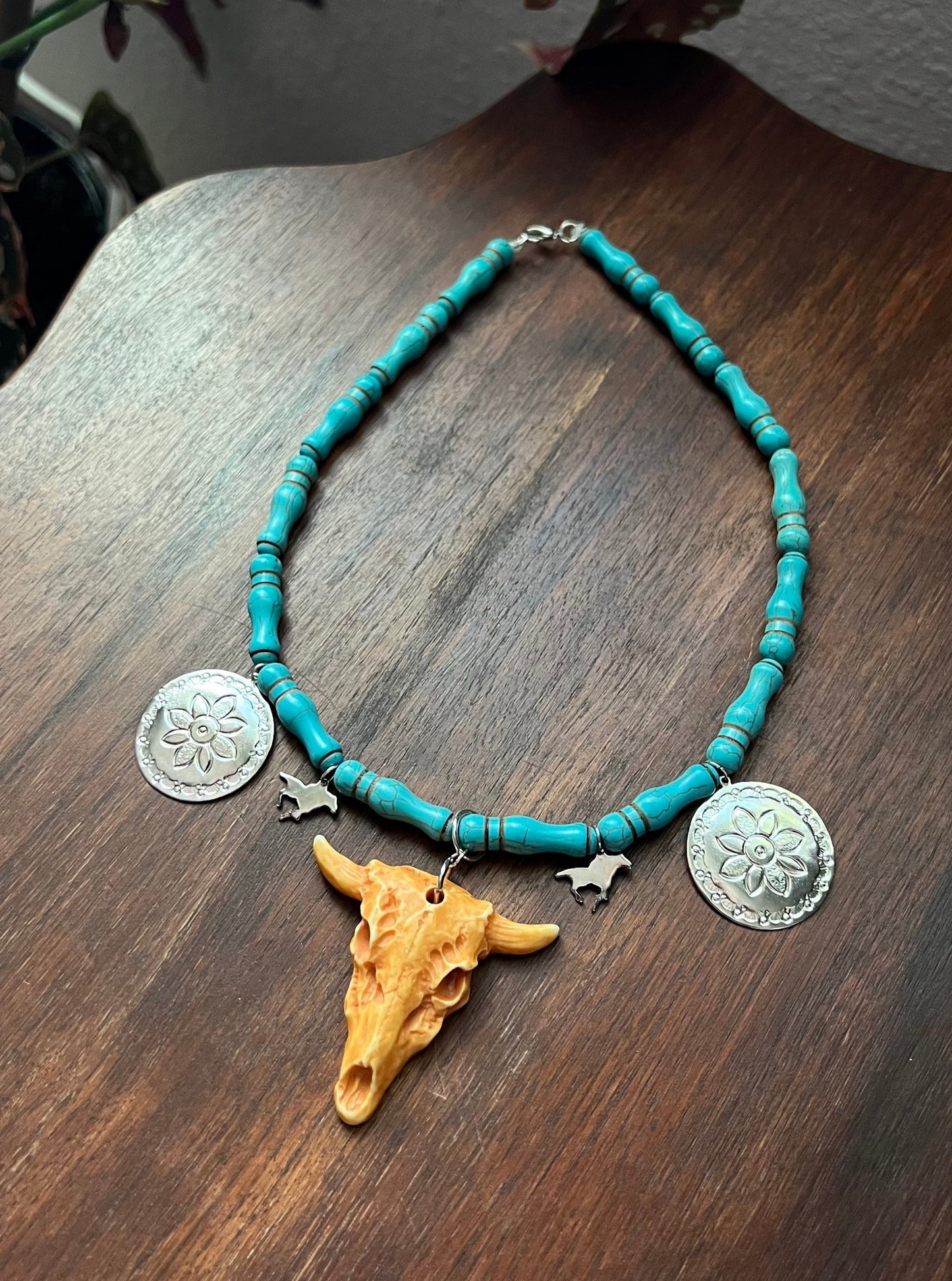 Turquoise Native Charm Necklace