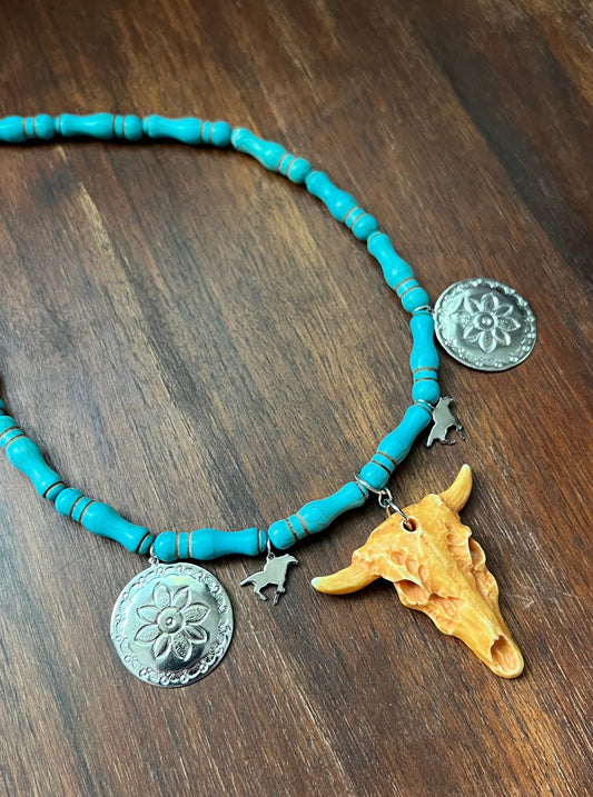 Turquoise Native Charm Necklace