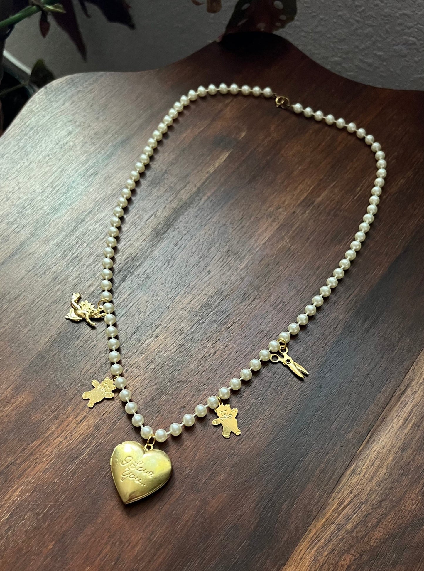 Pearl Charm Necklace