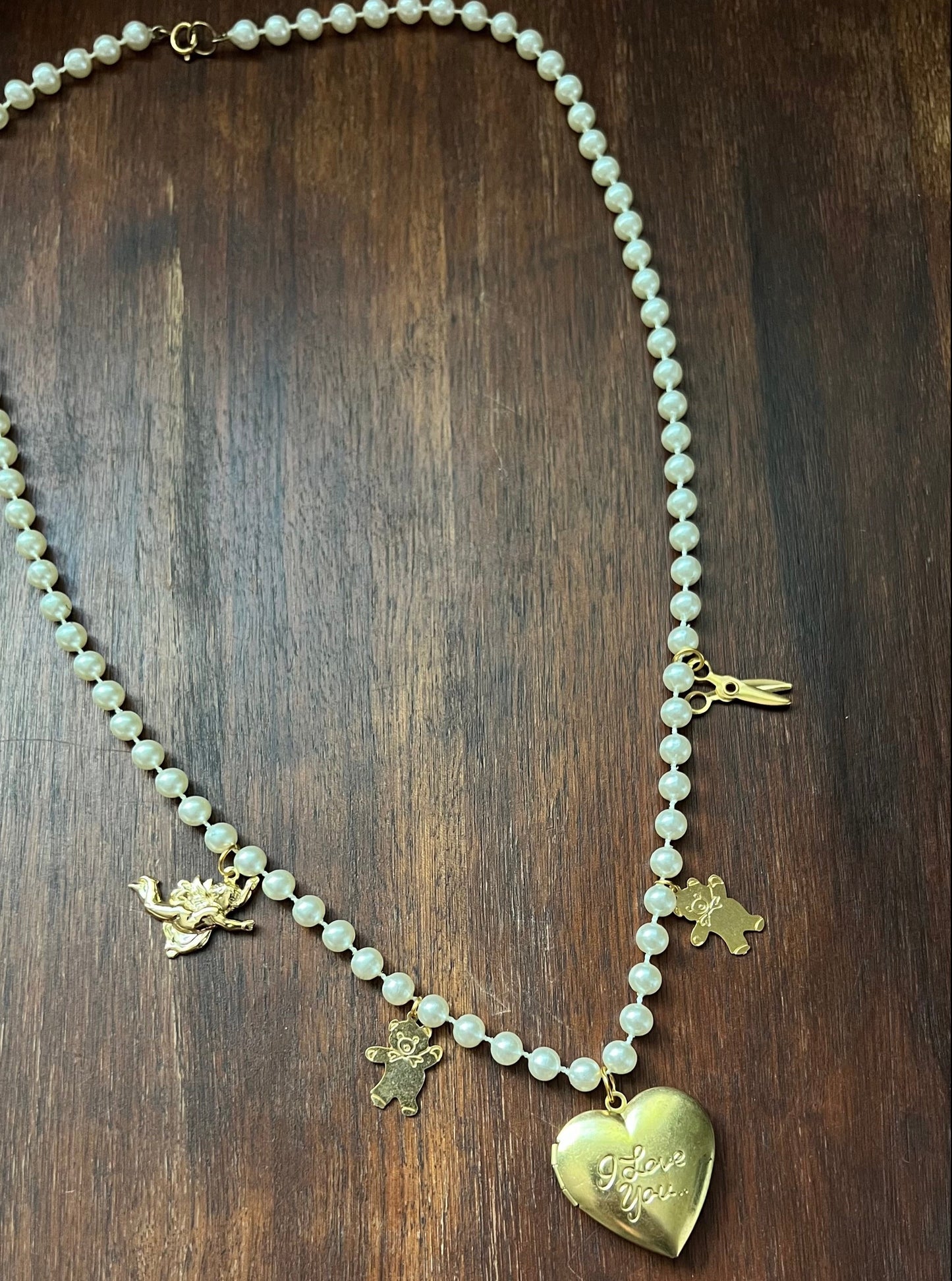 Pearl Charm Necklace